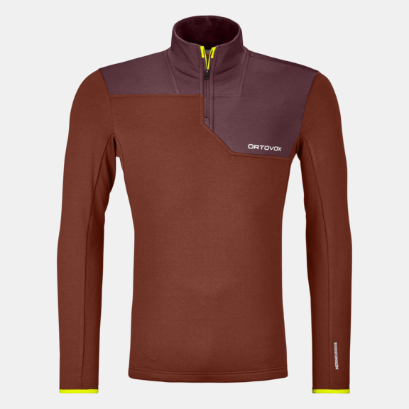 ORTOVOX FLEECE LIGHT ZIP NECK M Pullover ORTOVOX